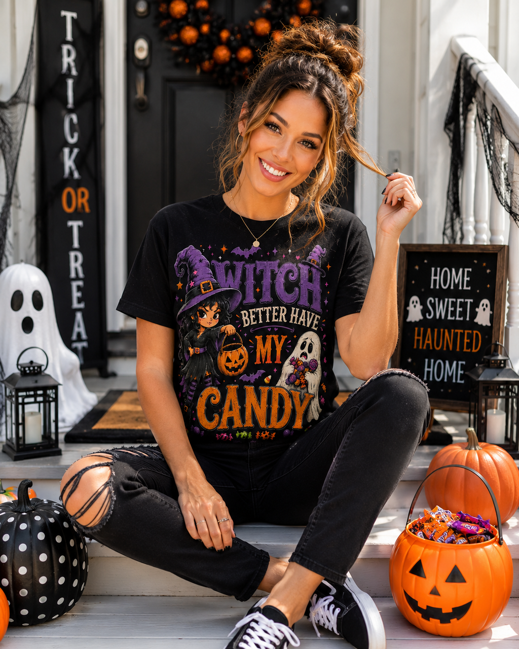 Witch Better Have My Candy Halloween Graphic T-Shirt