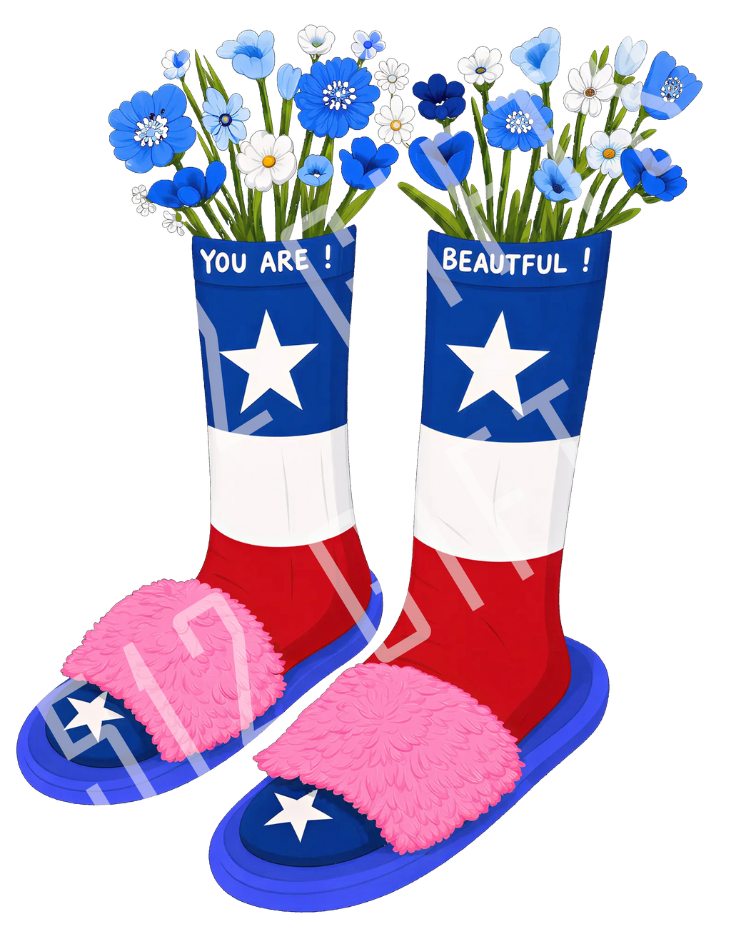 Texas Bluebonnet PNG | You Are Beautiful | Digital Download